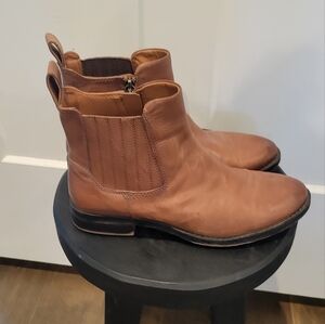 WoMen's Brown Leather Boots